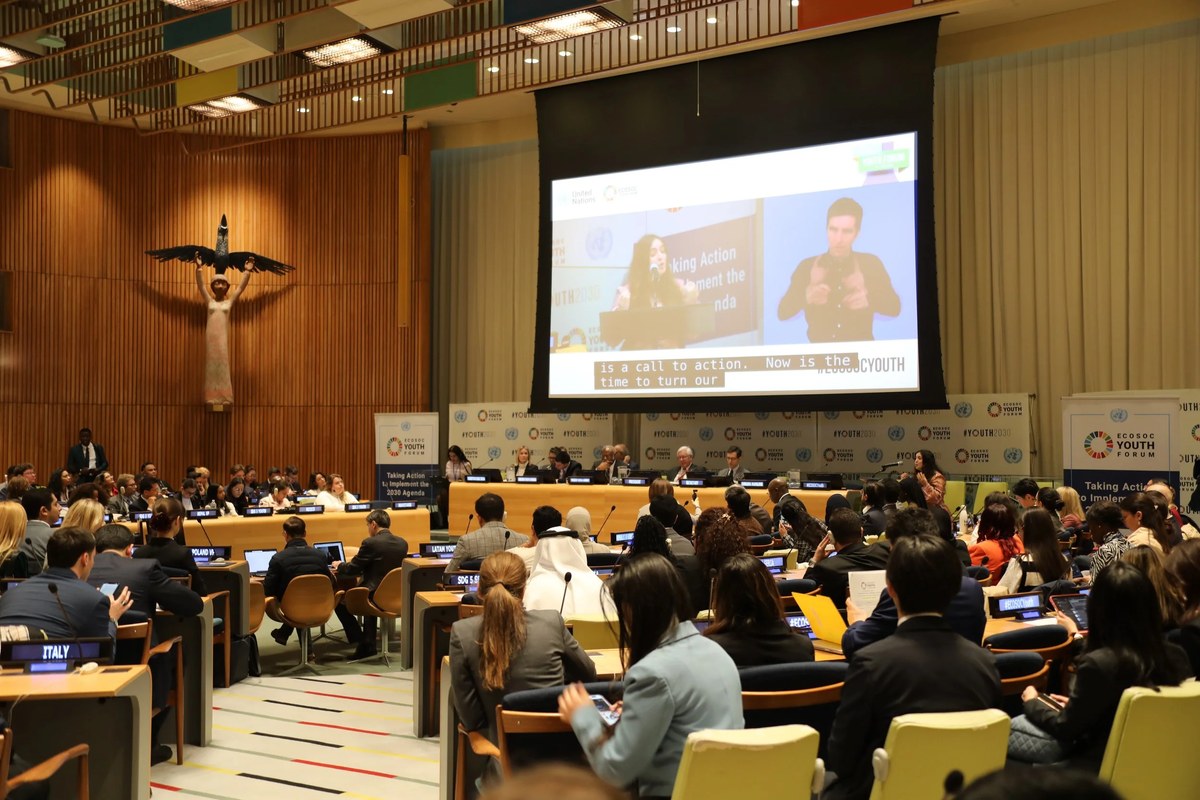 Delegates gathered at a youth policy forum — the model CAYA is built on